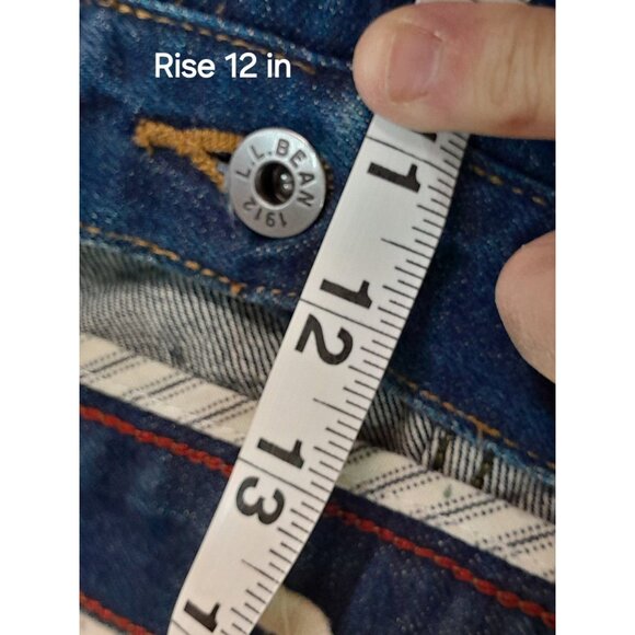 Vintage LL Bean Mens Natural Fit 35X30 Straight Leg Medium Wash Jeans - Picture 10 of 14